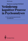 Buchcover Veränderung kognitiver Prozesse in Psychoanalysen
