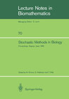 Buchcover Stochastic Methods in Biology