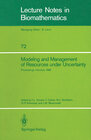 Buchcover Modeling and Management of Resources under Uncertainty