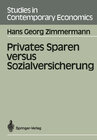 Buchcover Privates Sparen versus Sozialversicherung