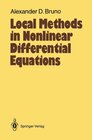 Buchcover Local Methods in Nonlinear Differential Equations
