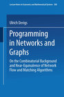 Buchcover Programming in Networks and Graphs