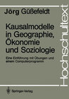 Buchcover Kausalmodelle in Geographie, Ökonomie und Soziologie