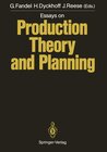 Buchcover Essays on Production Theory and Planning