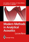 Buchcover Modern Methods in Analytical Acoustics