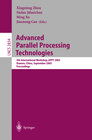 Buchcover Advanced Parallel Processing Technologies