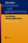 Buchcover Text Mining and its Applications