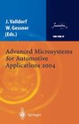 Buchcover Advanced Microsystems for Automotive Applications 2004