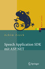 Buchcover Speech Application SDK mit ASP.NET