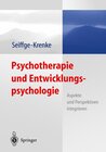 Buchcover Psychotherapie und Entwicklungspsychologie