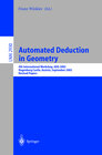 Buchcover Automated Deduction in Geometry