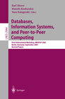 Buchcover Databases, Information Systems, and Peer-to-Peer Computing