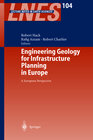 Buchcover Engineering Geology for Infrastructure Planning in Europe