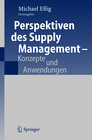 Buchcover Perspektiven des Supply Management
