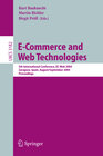 Buchcover E-Commerce and Web Technologies