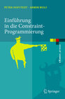 Buchcover Einführung in die Constraint-Programmierung