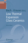 Buchcover Low Thermal Expansion Glass Ceramics
