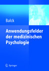 Buchcover Anwendungsfelder der medizinischen Psychologie