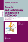 Buchcover Genetic and Evolutionary Computation — GECCO 2004