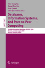 Buchcover Databases, Information Systems, and Peer-to-Peer Computing