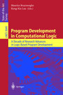 Buchcover Program Development in Computational Logic