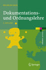 Buchcover Dokumentations- und Ordnungslehre