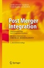 Buchcover Post Merger Integration