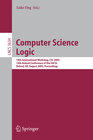 Buchcover Computer Science Logic
