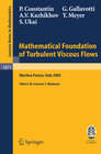 Buchcover Mathematical Foundation of Turbulent Viscous Flows