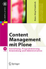Buchcover Content Management mit Plone