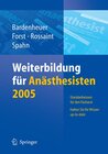 Buchcover Weiterbildung für Anästhesisten 2005