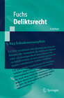 Buchcover Deliktsrecht