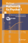 Buchcover Mathematik für Physiker 1