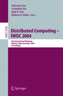 Buchcover Distributed Computing -- IWDC 2004