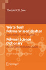 Buchcover Wörterbuch Polymerwissenschaften/Polymer Science Dictionary