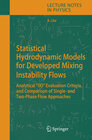 Buchcover Statistical Hydrodynamic Models for Developed Mixing Instability Flows