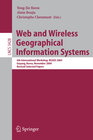 Buchcover Web and Wireless Geographical Information Systems