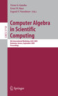 Buchcover Computer Algebra in Scientific Computing