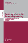 Buchcover Advanced Information Systems Engineering