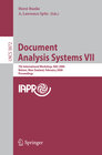 Buchcover Document Analysis Systems VII
