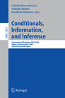 Buchcover Conditionals, Information, and Inference