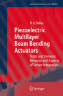 Buchcover Piezoelectric Multilayer Beam Bending Actuators