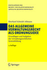 Buchcover Das allgemeine Verwaltungsrecht als Ordnungsidee