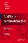 Buchcover Pahl/Beitz Konstruktionslehre