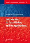 Buchcover Introduction to Data Mining and its Applications