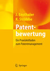 Buchcover Patentbewertung
