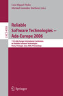 Buchcover Reliable Software Technologies -- Ada-Europe 2006