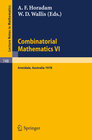 Buchcover Combinatorial Mathematics VI