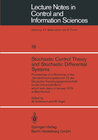 Buchcover Stochastic Control Theory and Stochastic Differential Systems
