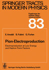 Buchcover Pion-Electroproduction